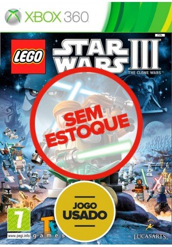 Lego Star Wars III: The Clone Wars (seminovo) - Xbox 360